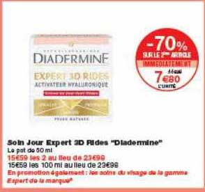 soin jour expert 3d rides diadermine -70% sur le 2ème article