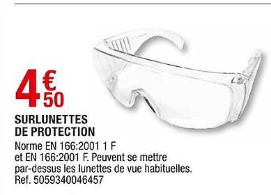 surlunettes de protection