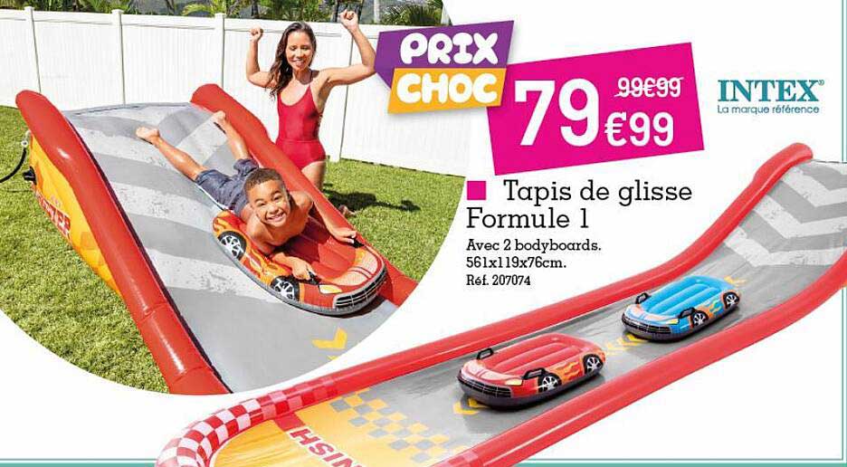 Tapis De Glisse Formule 1 Intex