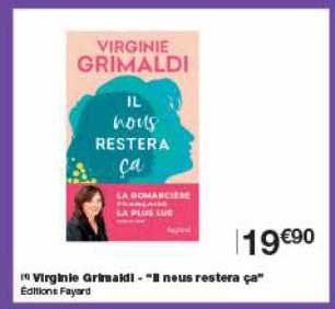 virginie grimaldi il nous restera ça