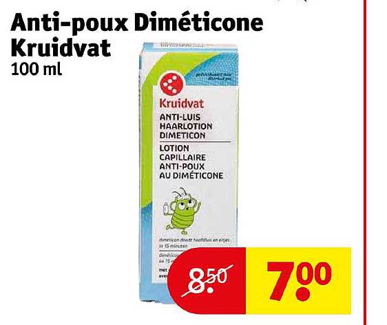 anti-poux diméticone kruidvat