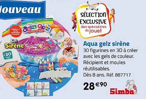 Aqua Gelz Sirène Simba