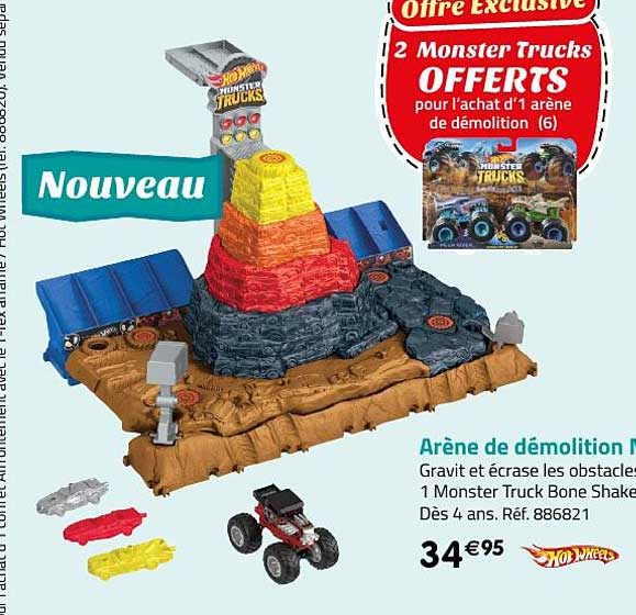 arène de démolition hot wheels