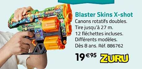 blaster skins x-shot zuru