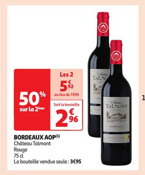 bordeaux aop château talmont rouge