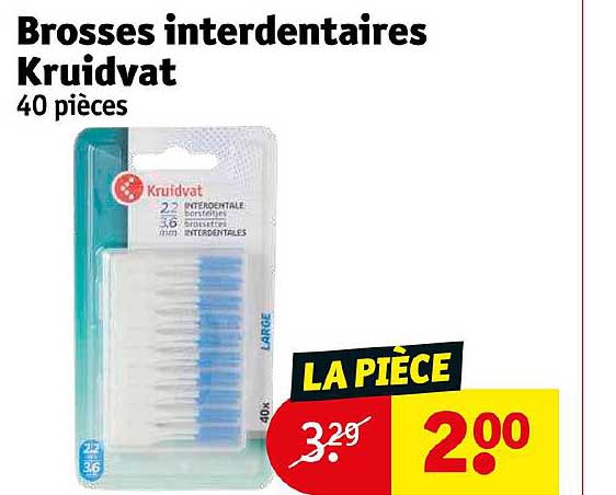 brosses interdentaires kruidvat