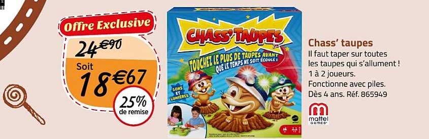 chass' taupes mattel games