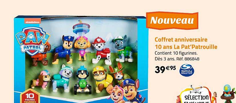 coffret anniversaire 10 ans la pat'Patrouille
