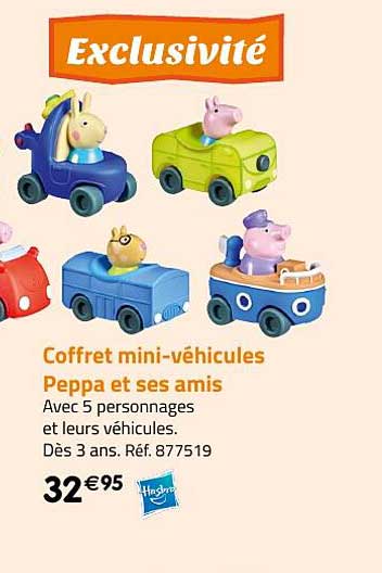 Coffret Mini-véhicules Peppa Et Ses Amis