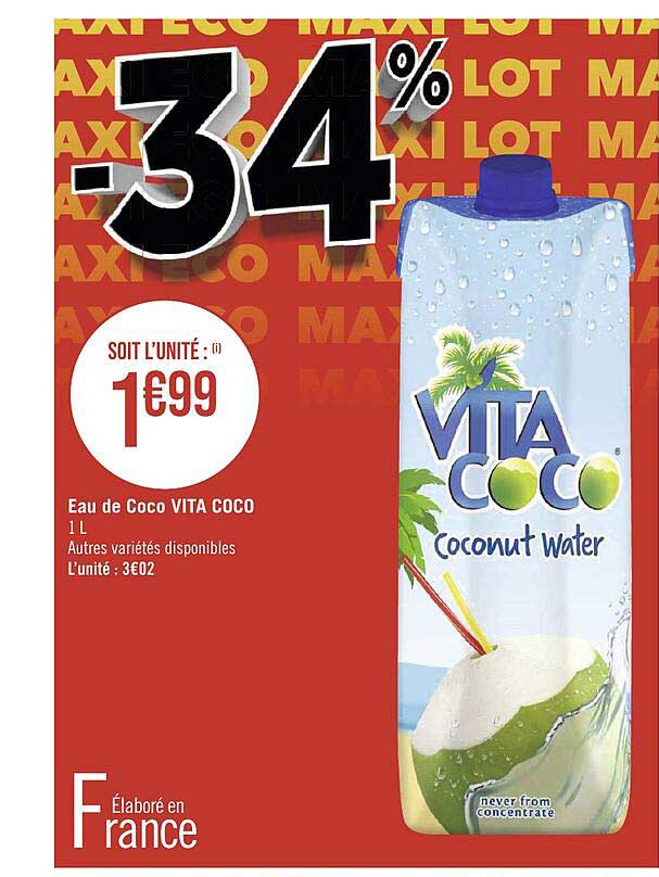 Eau De Coco Vita Coco