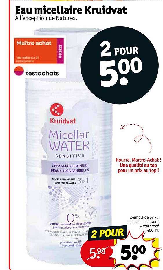 eau micellaire after shave kruidvat