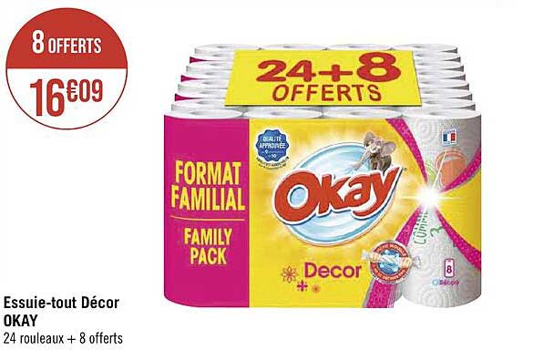 essuie-tout décor okay