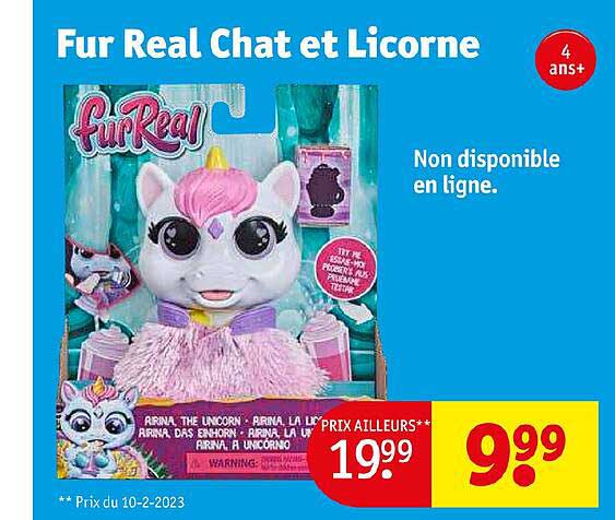 fur real chat et licorne