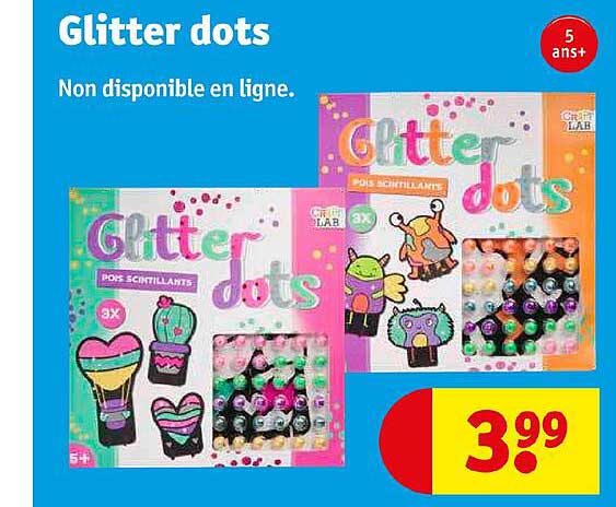 glitter dots