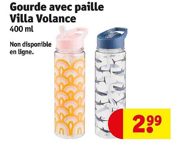 Gourde Avec Paille Villa Volance