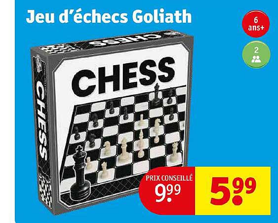 jeu d'échecs goliath