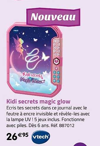 kidi secrets magic glow vtech
