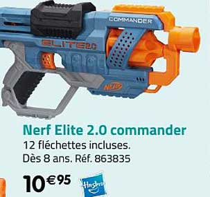 nerf elite 2.0 commander hasbro