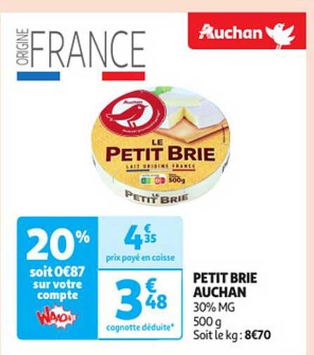 Petit Brie Auchan