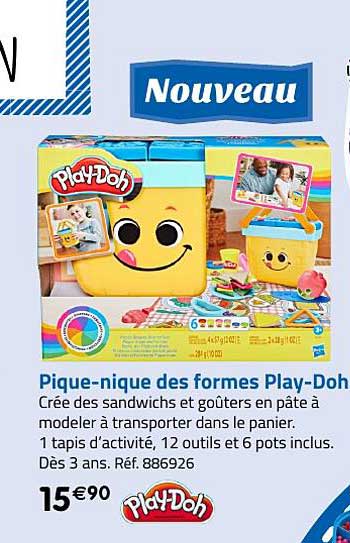 pique-nique des formes play-Doh