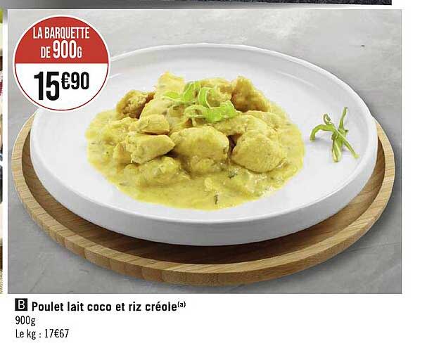Poulet Lait Coco Et Riz Créole
