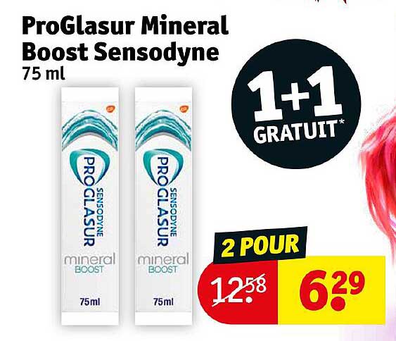 proGlasur mineral boost sensodyne