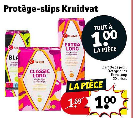 protège-slips kruidvat