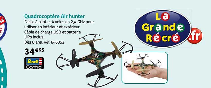 quadrocoptère air hunter