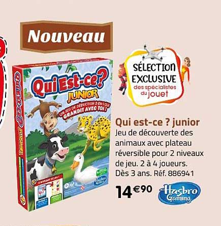 qui est-ce ? junior hasbro gaming