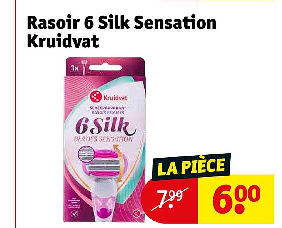 Rasoir 6 Silk Sensation Kruidvat