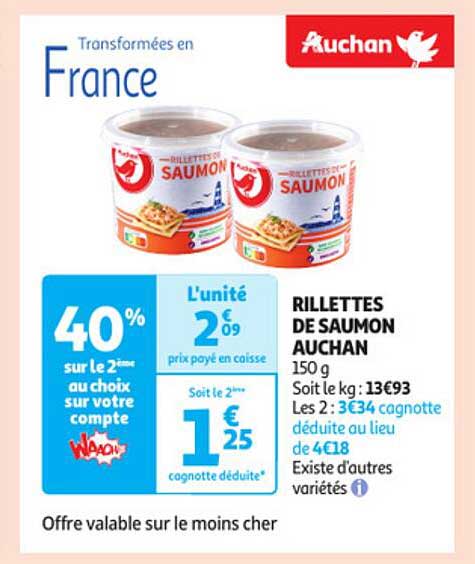 Rillettes De Saumon Auchan