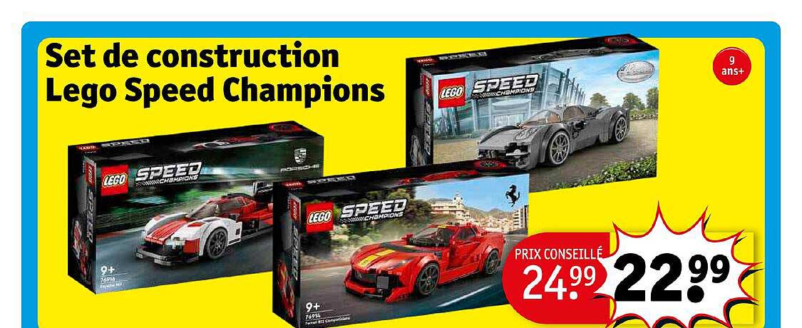 set de construction lego speed champions