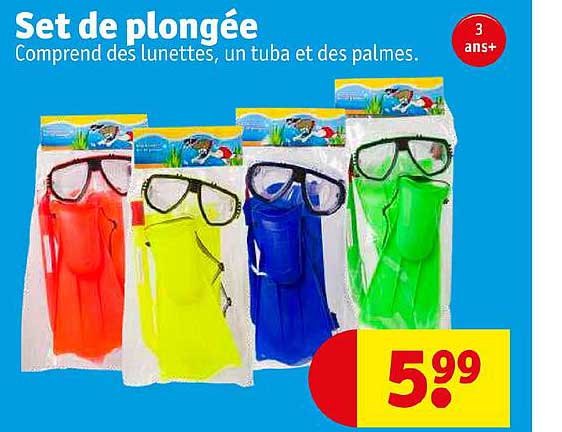 set de plongée