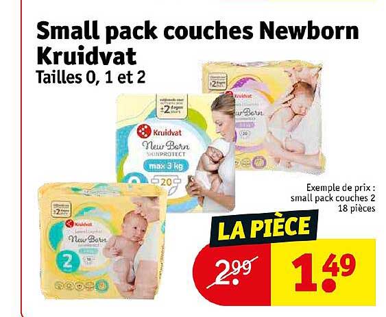 Small Pack Couches Newborn Kruidvat