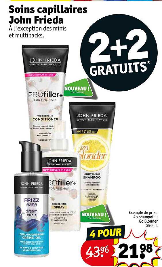 soins capillaires john frieda