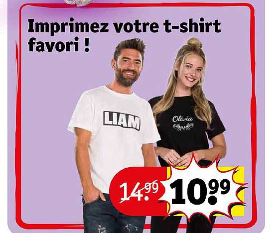 imprimez votre t-shirt favori!