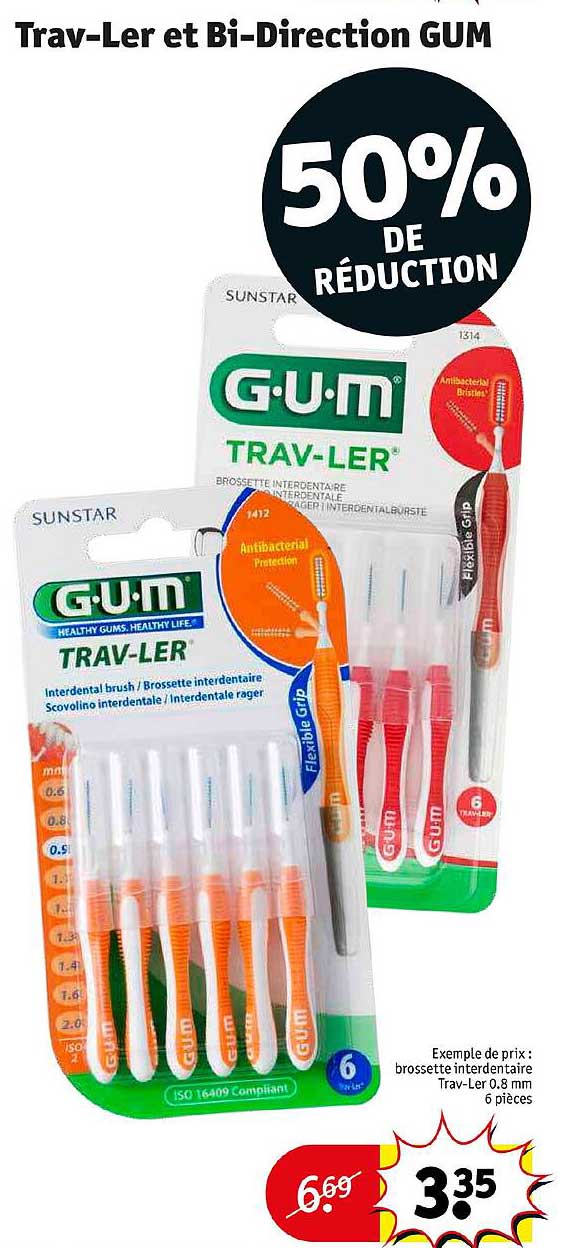 trav-Ler et bi-direction gum