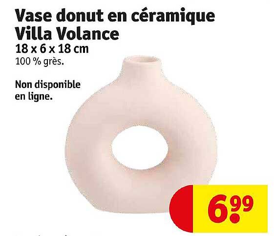 vase donut en céramique villa volance
