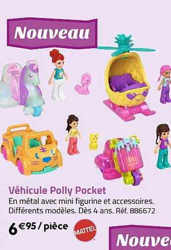 véhicule polly pocket mattel