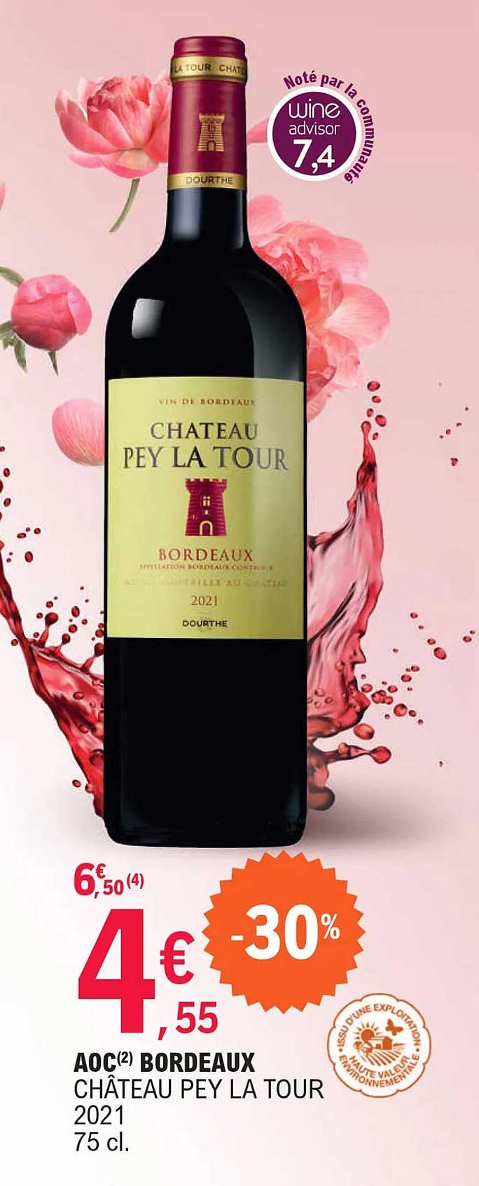 aoc bordeaux château pey la tour 2021
