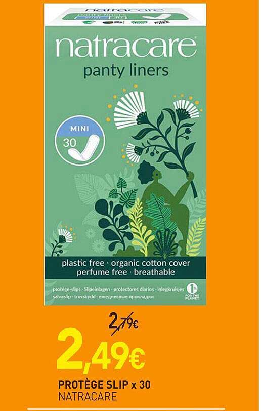 Protège Slip X 30 Natracare