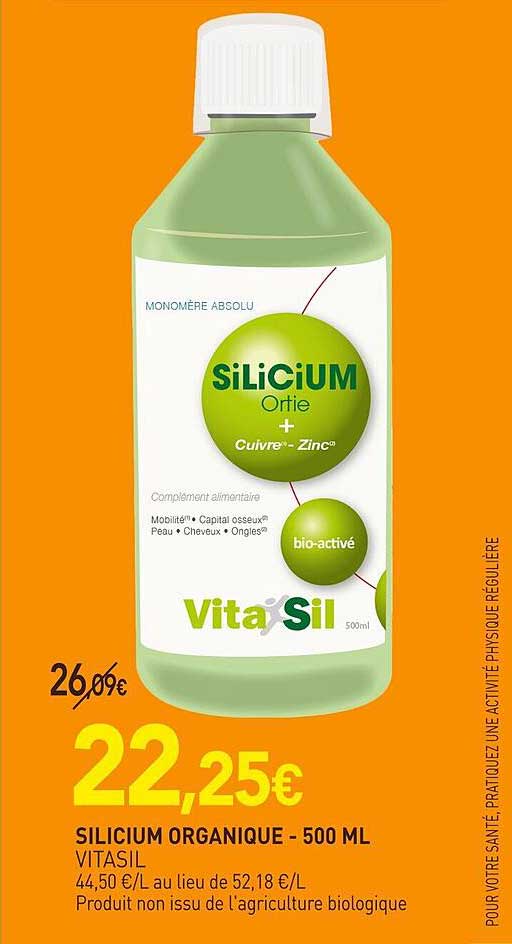 silicium organique vitasil - 500 ml