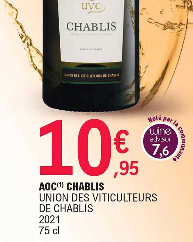 aoc chablis union des viticulteurs de chablis 2021