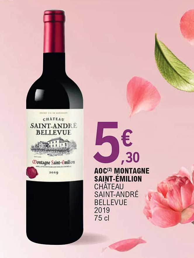 aoc montagne saint-émilion château saint-andré bellevue 2019