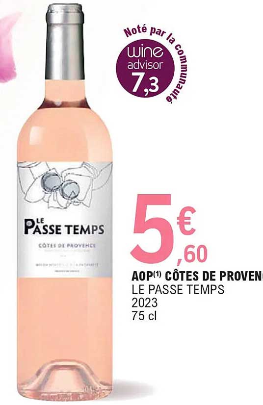 aop côtes des proven le passe temps