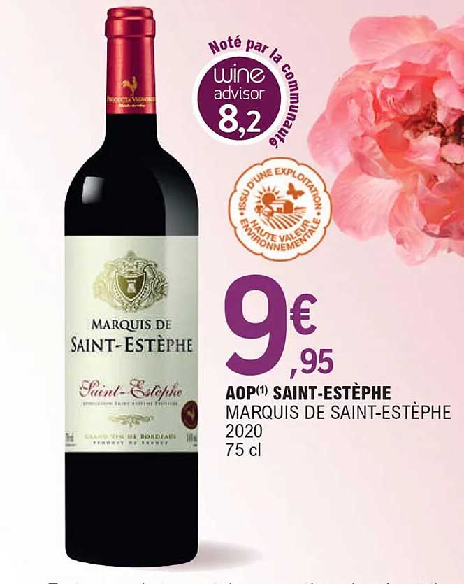 aop saint-estèphe marquis de saint-estèphe 2020