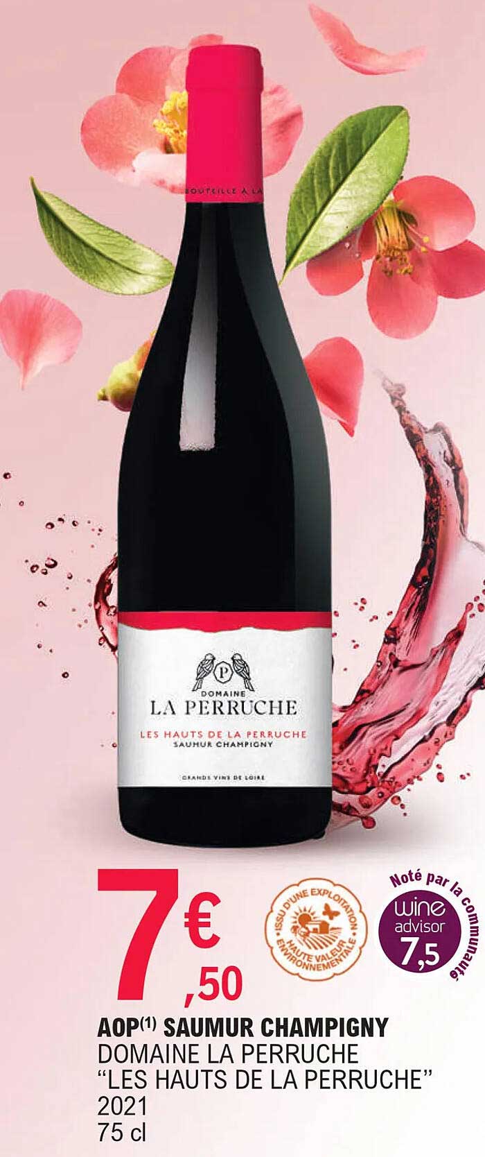 aop saumur champigny domaine la perruche "les hauts de la perruche" 2021