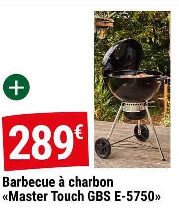 barbecue à charbon «master touch gbs e-5750»
