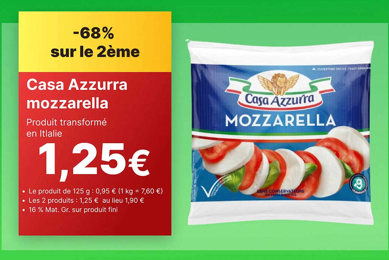 casa azzurra mozzarella