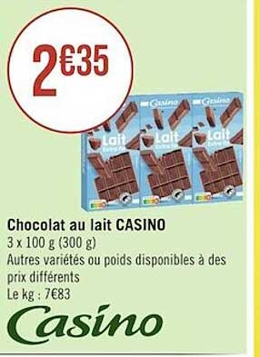 Chocolat Au Lait Casino